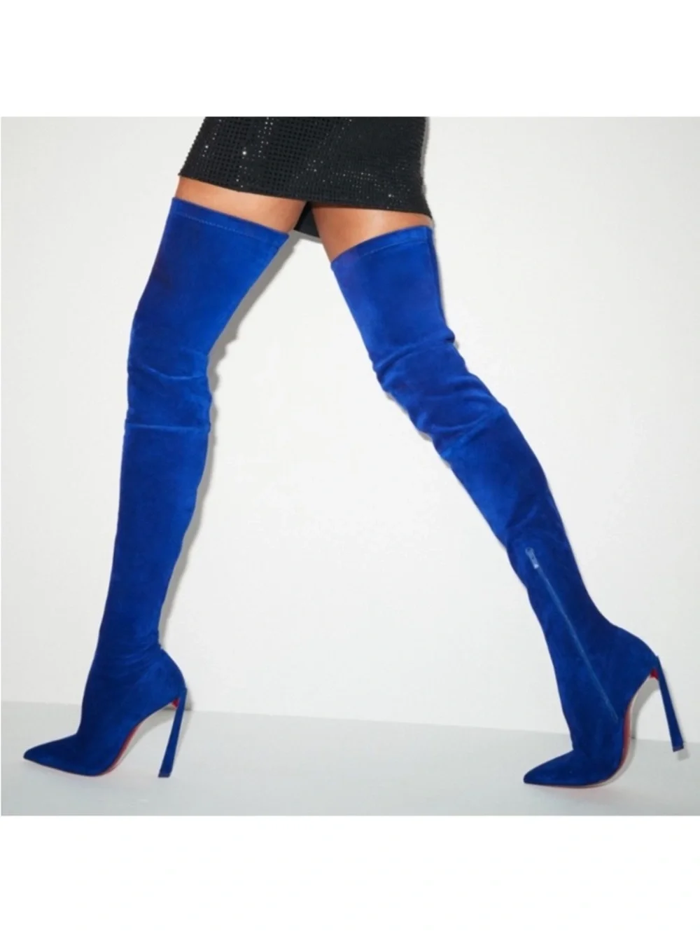 Christian Louboutin CONDORA BOTTA ALTA 100 over the knee boots RETAIL 2995